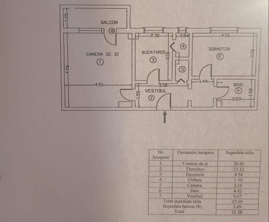 Apartament 2 camere – Strada Prometeu nr. 21 - Zona Aviatiei
