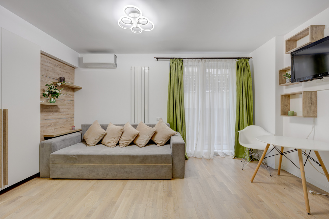 SOSEAUA NORDULUI-HERĂSTRĂU, GARSONIERĂ CU TERASA, 33MP! 