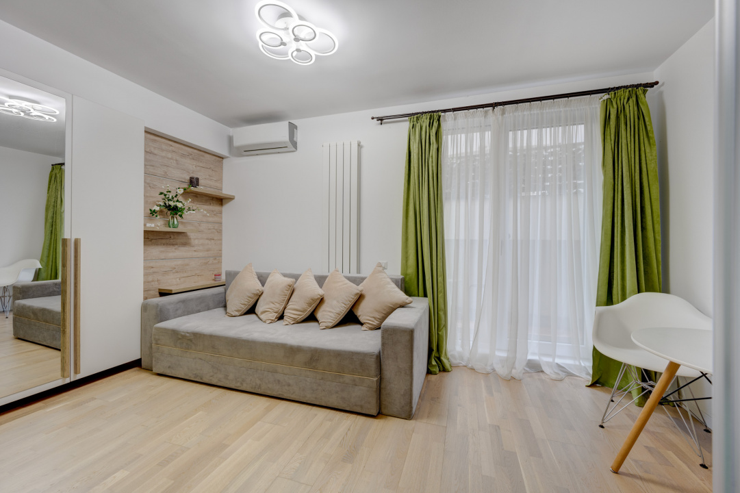 SOSEAUA NORDULUI-HERĂSTRĂU, GARSONIERĂ CU TERASA, 33MP! 