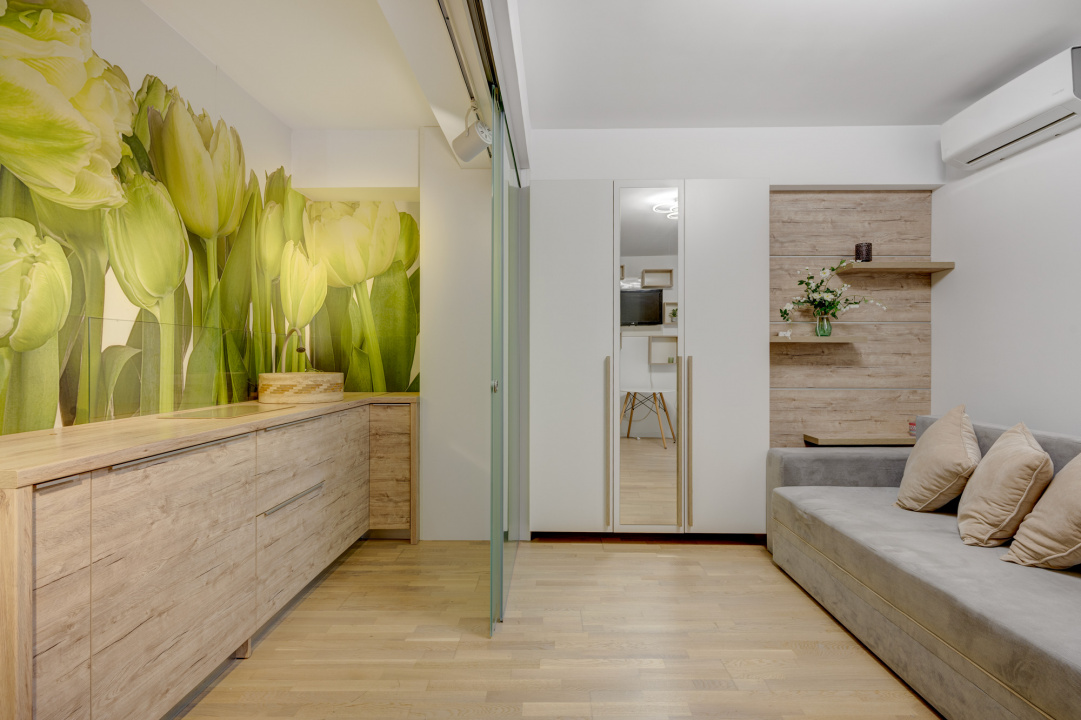 SOSEAUA NORDULUI-HERĂSTRĂU, GARSONIERĂ CU TERASA, 33MP! 