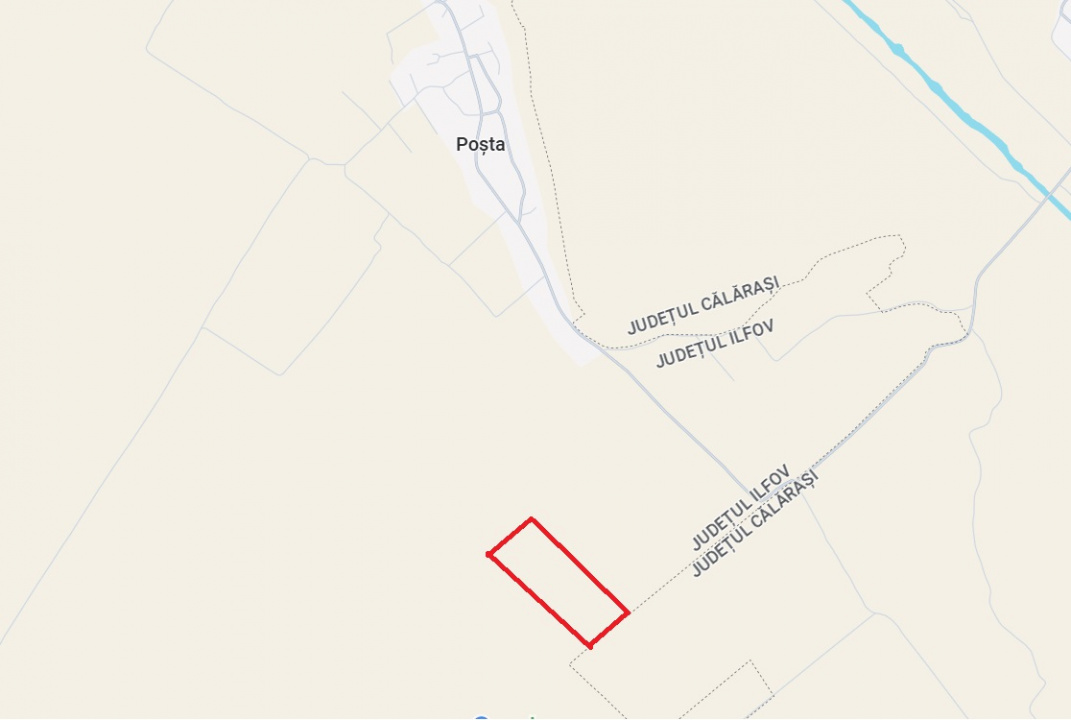 CERNICA - POSTA - TEREN INTRAVILAN CONSTRUCTII 9000 MP! 