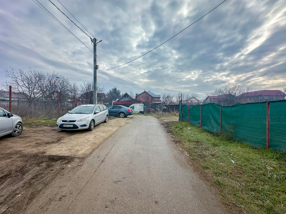Mihăilești - teren împrejmuit 401mp, cu puț, COMISION 0