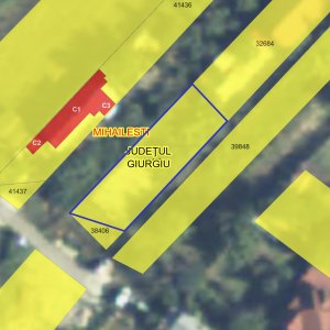 Mihăilești - teren împrejmuit 401mp, cu puț, COMISION 0