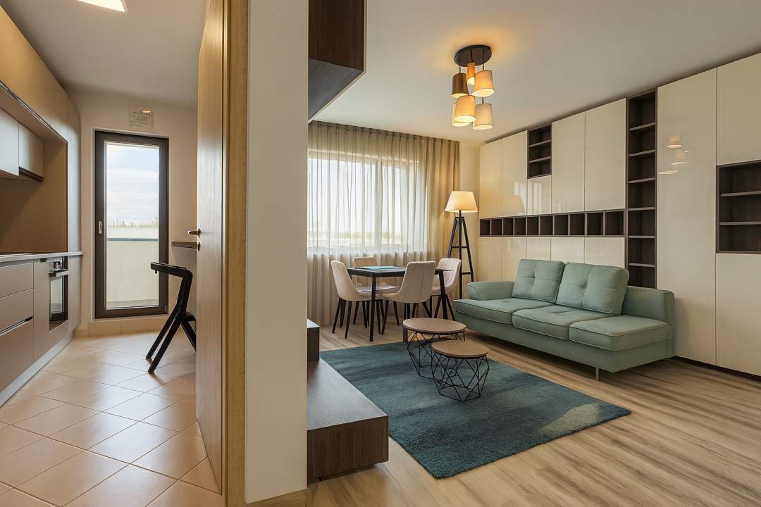 Greenfield Baneasa 2 camere, orientare SUD, LOC PARCARE inclus