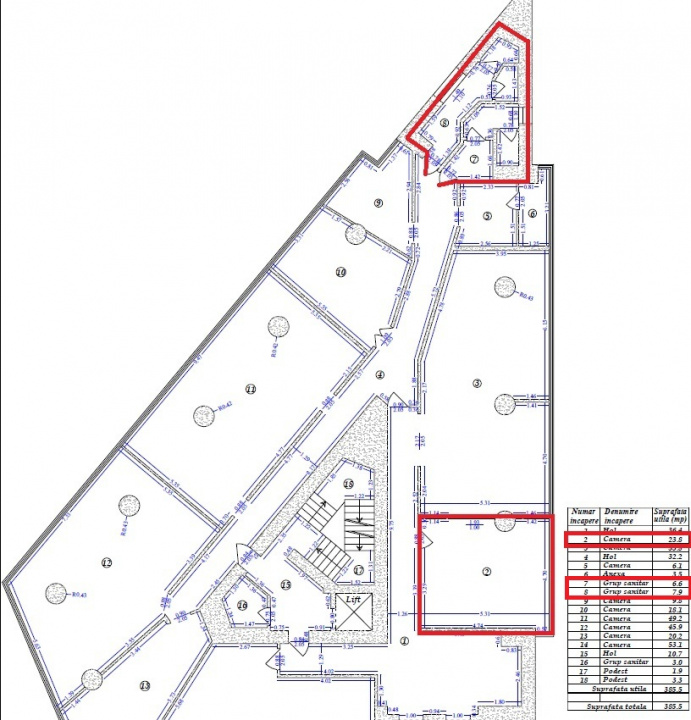 Spatiu de birouri | Vitan Center | Utilitati incluse
