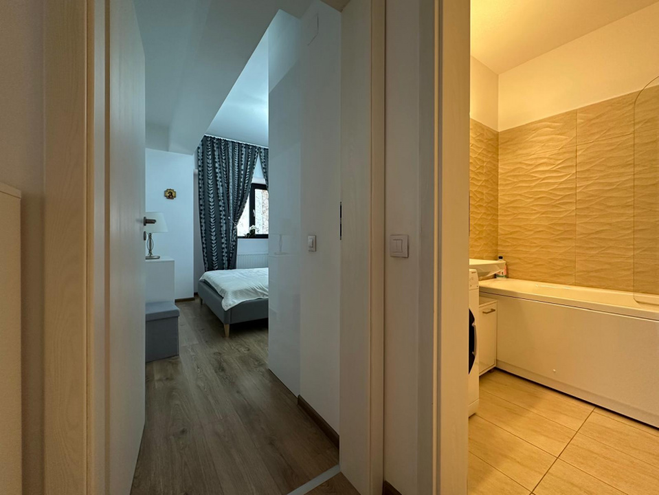 Apartament 2 camere in bloc nou, complet mobilat si utilat