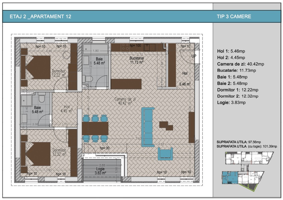 3 camere bloc nou, zona Nerva Traian, metrou Timpuri Noi