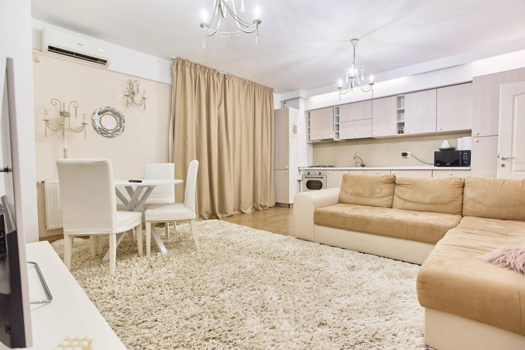 BĂNEASA – PETROM CITY, 2 CAMERE + PARCARE SUBTERANĂ, 71 MP TOTAL!