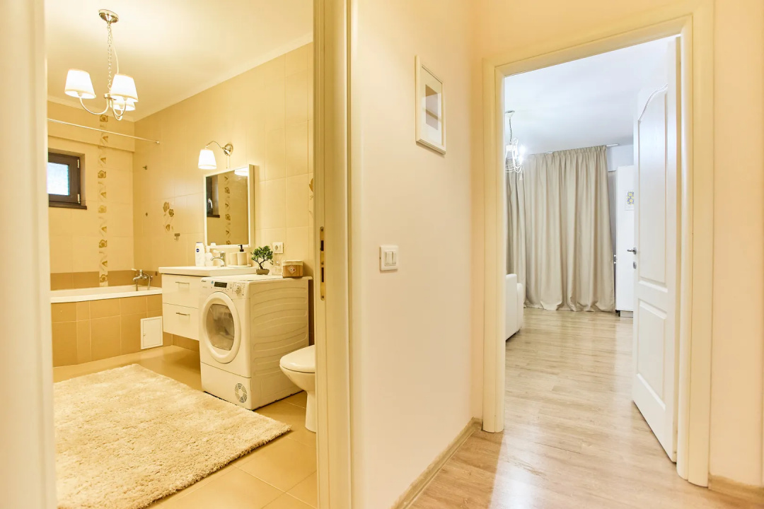 BĂNEASA – PETROM CITY, 2 CAMERE + PARCARE SUBTERANĂ, 71 MP TOTAL!