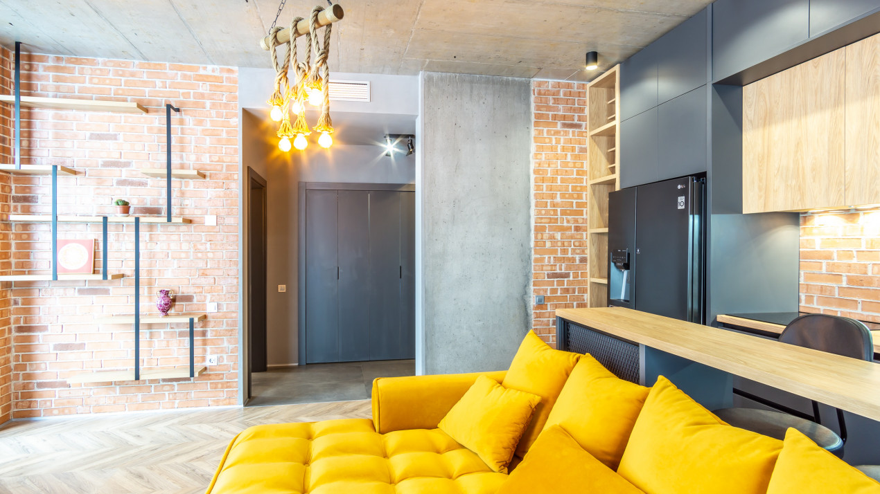 2 camere complet mobilat si utilat, parcare subterana, incalzire in pardoseala