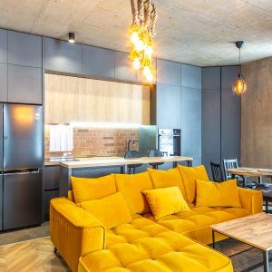 2 camere complet mobilat si utilat, parcare subterana, incalzire in pardoseala