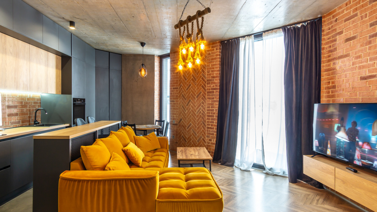 2 camere complet mobilat si utilat, parcare subterana, incalzire in pardoseala