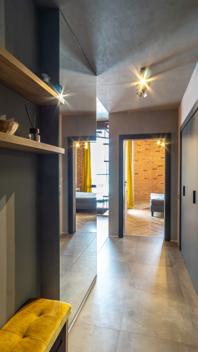 2 camere complet mobilat si utilat, parcare subterana, incalzire in pardoseala