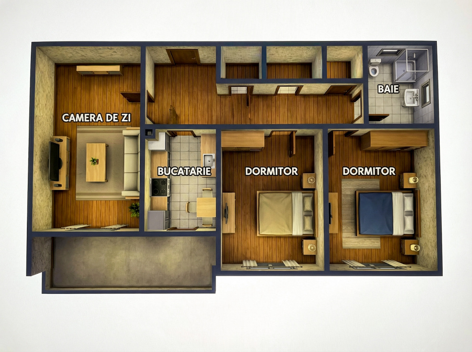 Apartament 3 Camere Decomandat Metrou Piata Sudului