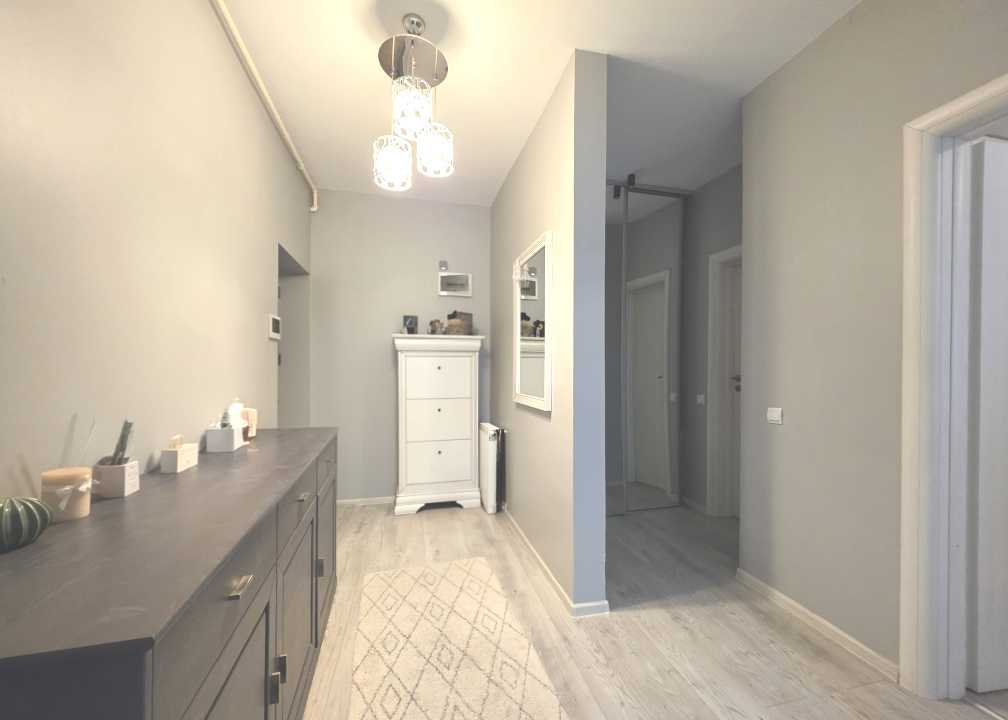 Apartament 2 Camere + Grădină 38mp, Pipera, mobilat si utilat complet