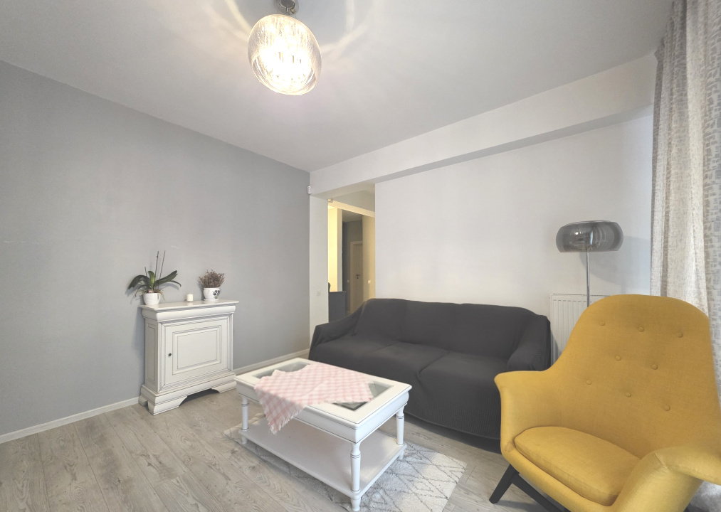 Apartament 2 Camere + Grădină 38mp, Pipera, mobilat si utilat complet
