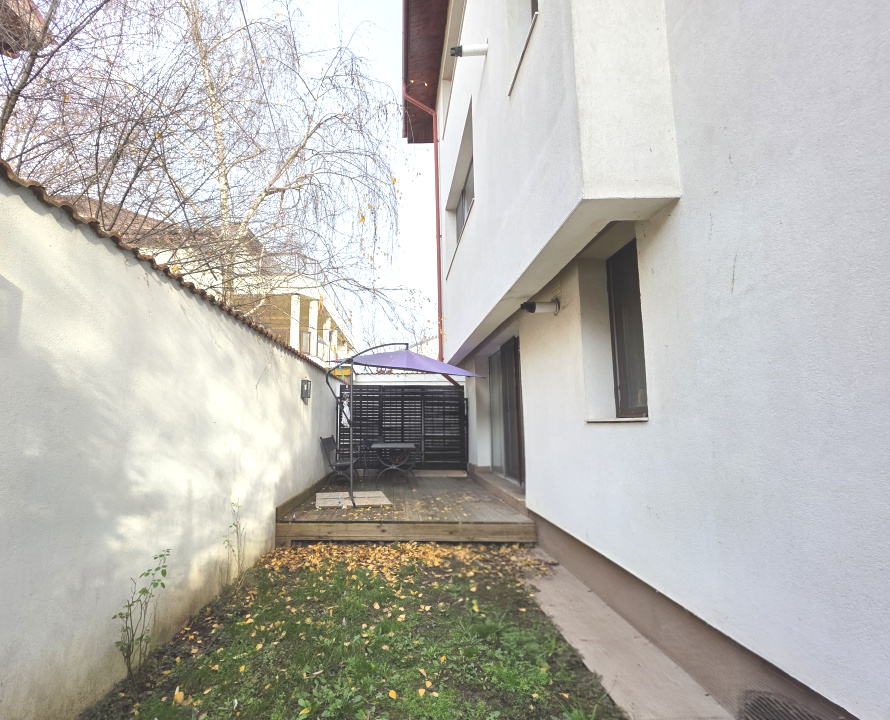 Apartament 2 Camere + Grădină 38mp, Pipera, mobilat si utilat complet