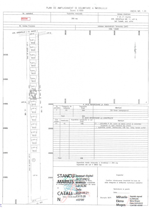 Casa individuala | 4 camere | Lot 300mp | Orientului 11 | TVA inclus | Tunari