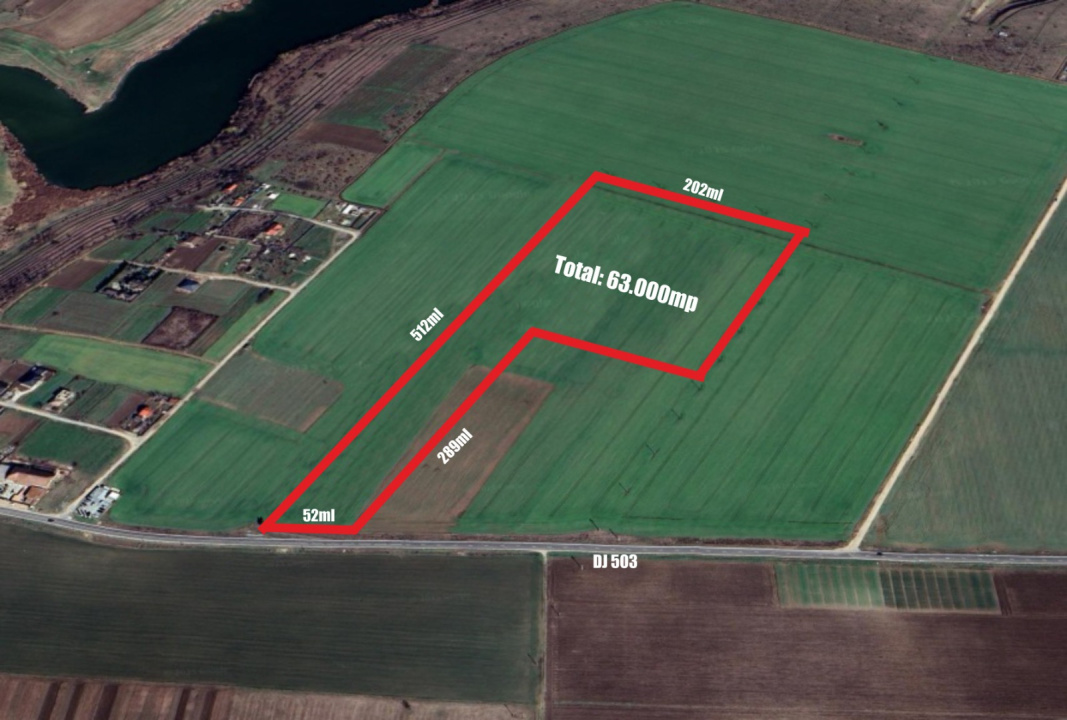 TEREN INTRAVILAN FUNDULEA 63.000 MP  , jUD. CALARASI DE VANZARE