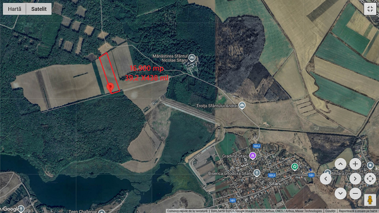 Teren langa Manastirea Sfantul Nicolae Sitaru