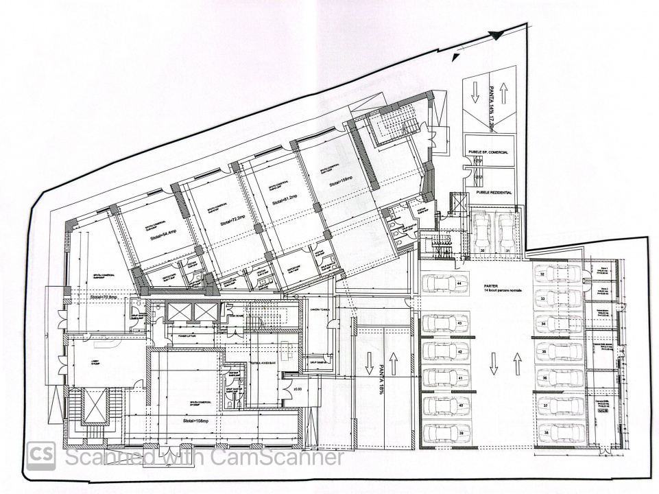 Spatii comerciale | 72-312 mp | Barrio Residence Unirii