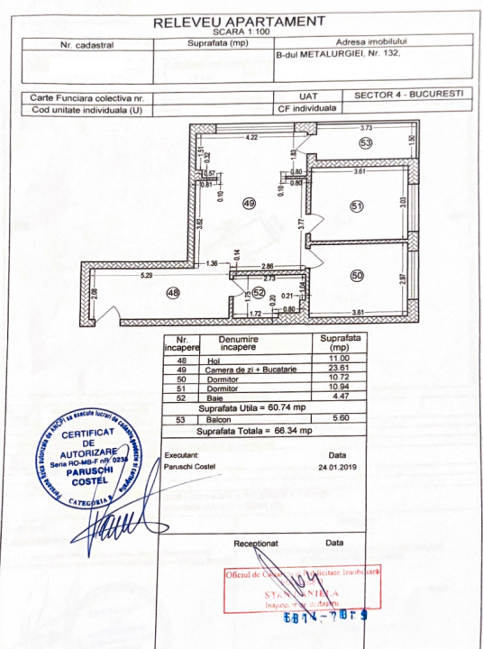 Cartierul Solar, Metalurgiei - ap. cu 3 camere + parcare, COMISION 0