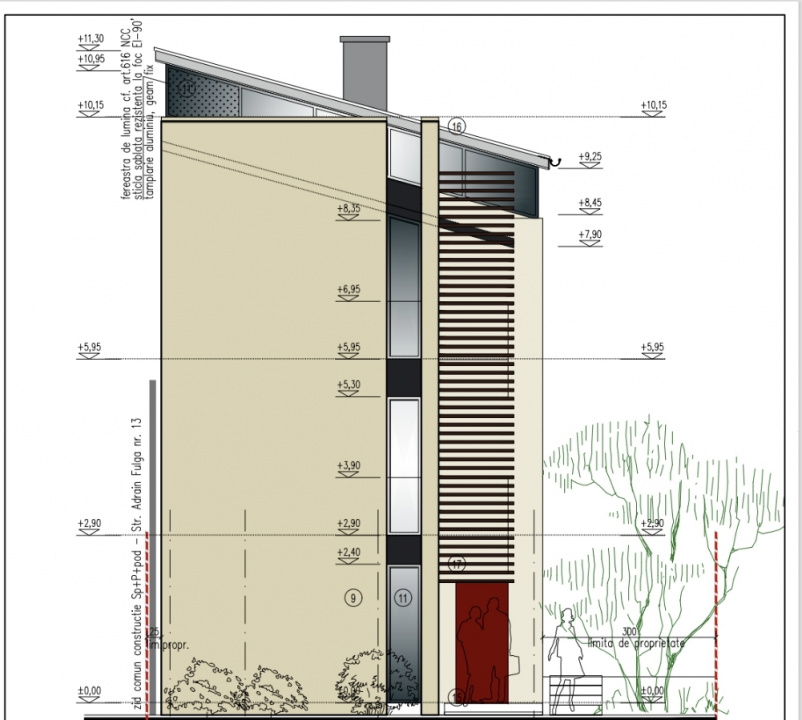 Belvedere- teren cu autorizație de construire - S+P+2et 