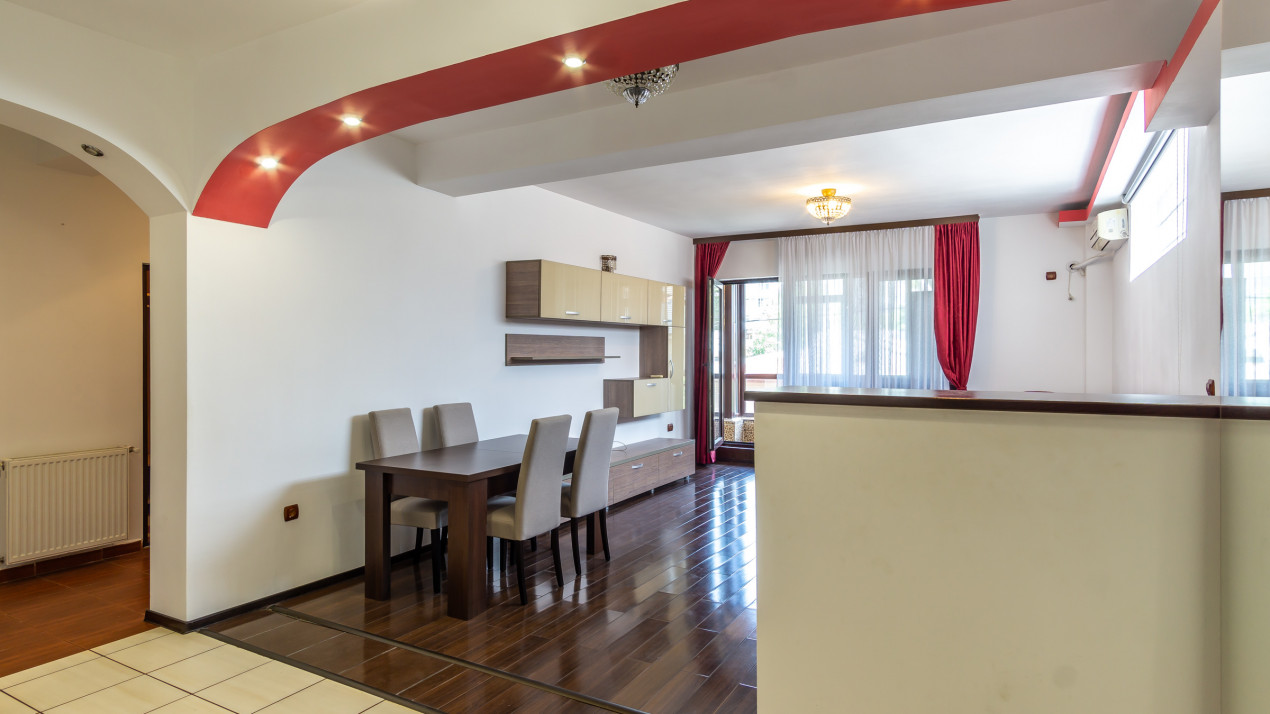 2 cam imobil nou Domenii/1 Mai, CENTRALA PROPRIE, complet mobilat/utilat, etaj 1