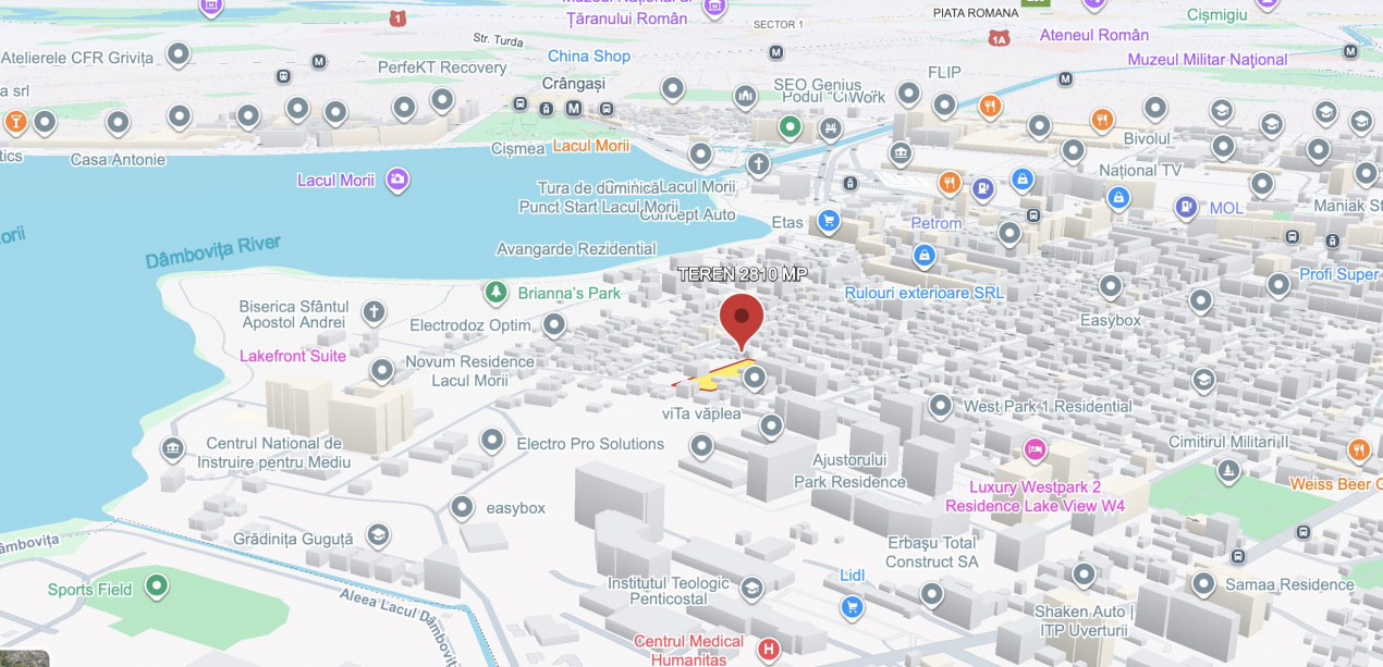 CEL MAI BUN PRET DIN ZONA – Teren 2.810 mp, Dubla Deschidere, Lacu Morii