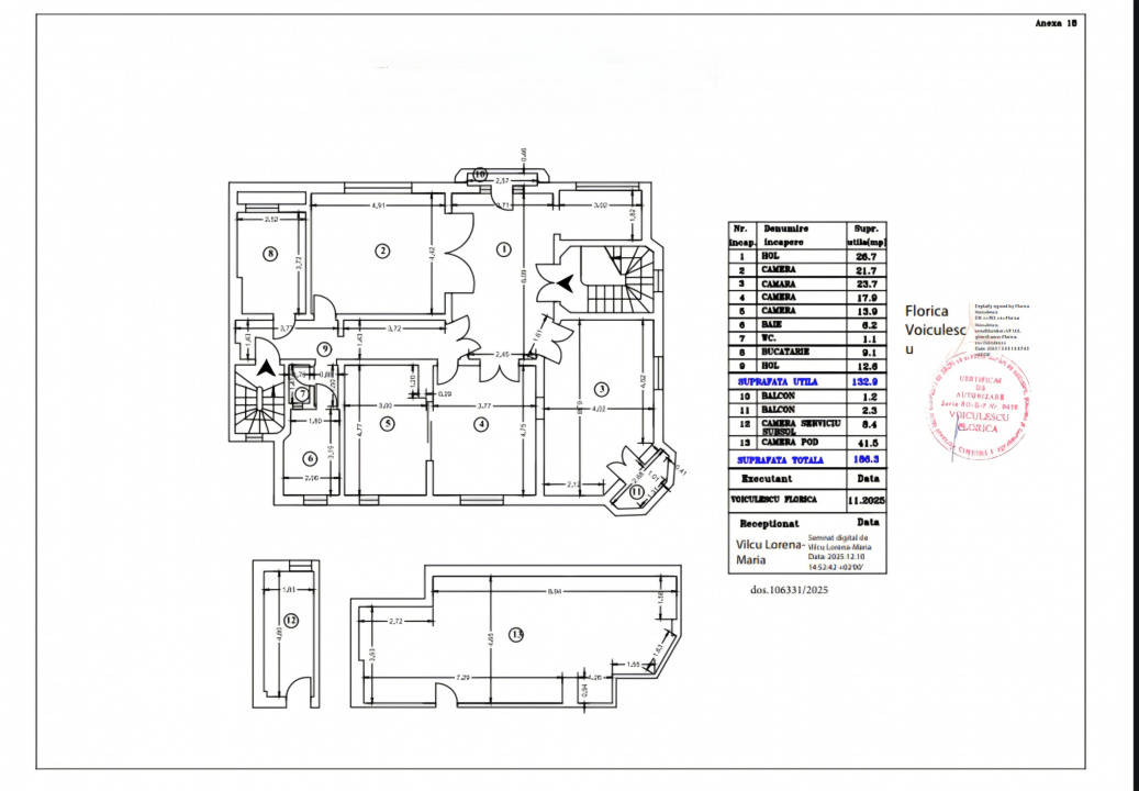 Apartament in Vila, 5 camere,  Alexandru Philippide 4, de renovat