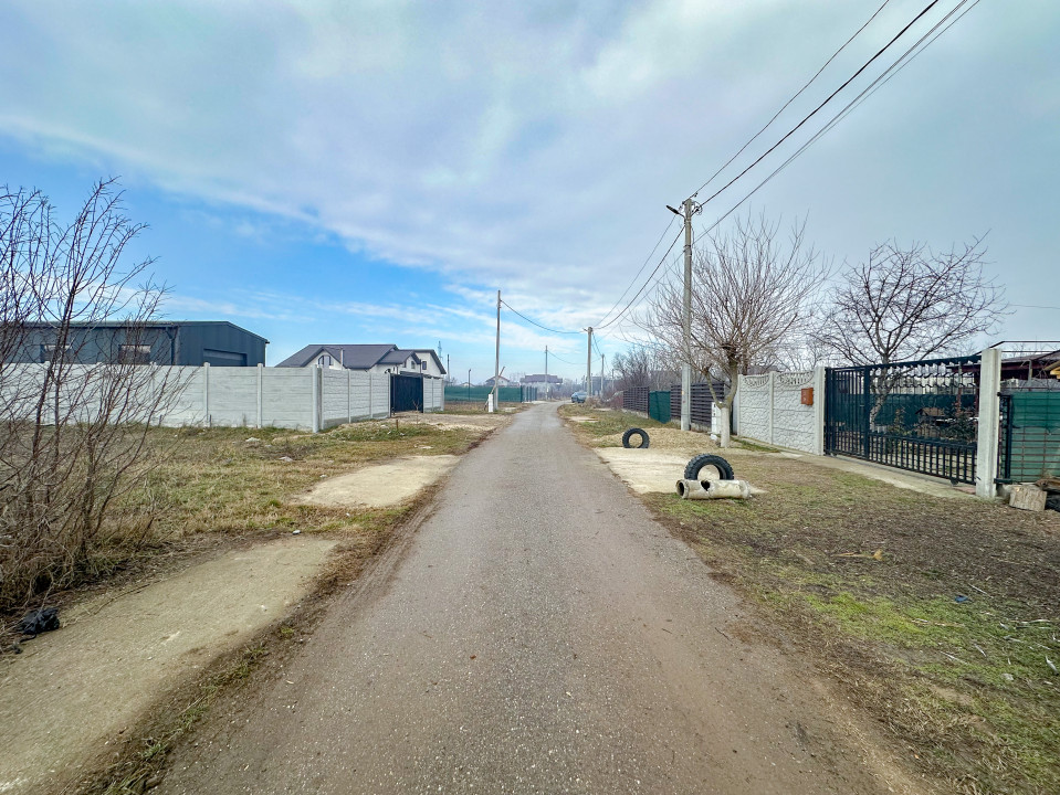 Mihăilești - teren împrejmuit 401mp, cu puț, COMISION 0