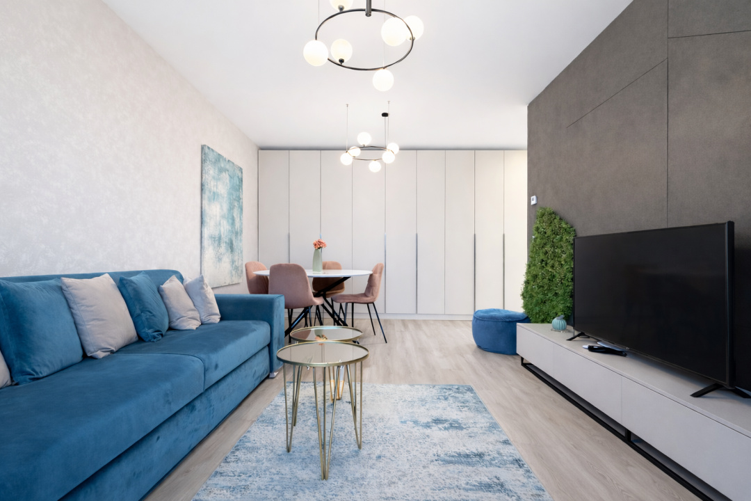 Apartament de 2 camere  - Complet mobilat și utilat - Greenfield Residence 