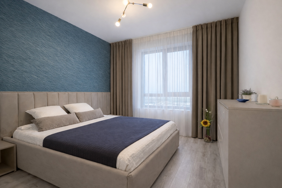 Apartament de 2 camere  - Complet mobilat și utilat - Greenfield Residence 