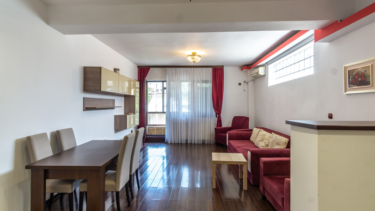 2 cam imobil nou Domenii/1 Mai, CENTRALA PROPRIE, complet mobilat/utilat, etaj 1