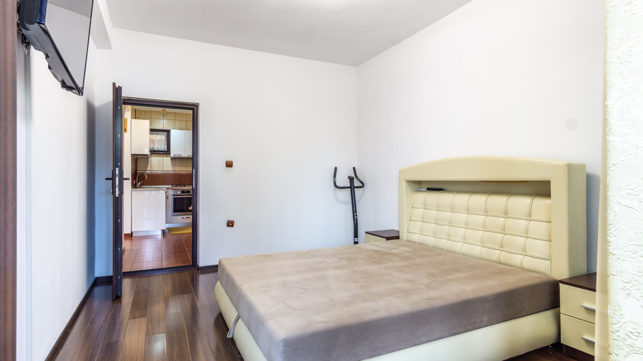 2 cam imobil nou Domenii/1 Mai, CENTRALA PROPRIE, complet mobilat/utilat, etaj 1