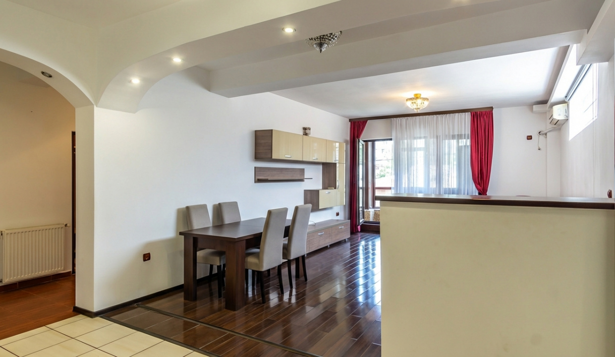 2 cam imobil nou Domenii/1 Mai, CENTRALA PROPRIE, complet mobilat/utilat, etaj 1