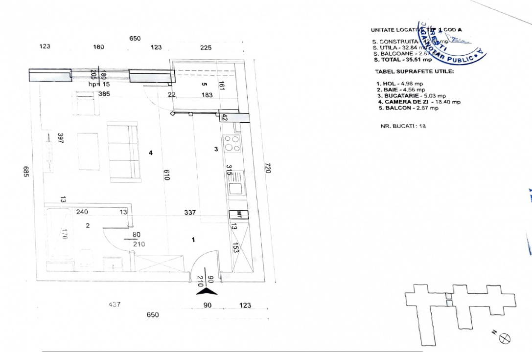 Studio/Garsoniera | High Garden East