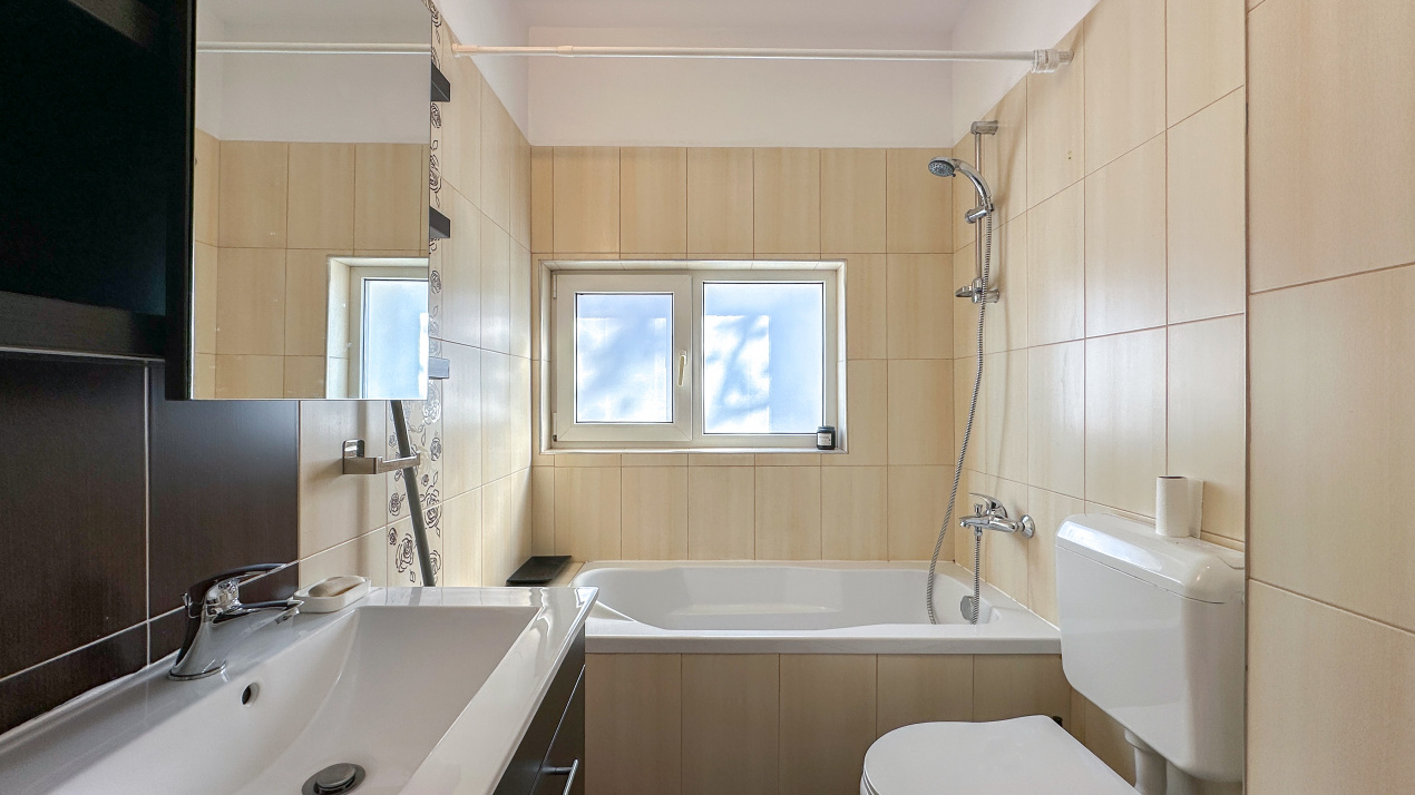 Brancoveanu, ap cu 2 camere de inchiriat, centrala proprie, COMISION 0