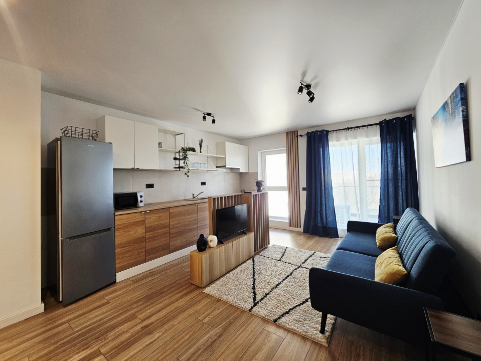 PIATA SUDULUI  – 2 CAMERE, 50MP, IMOBIL NOU, PET FRIENDLY!