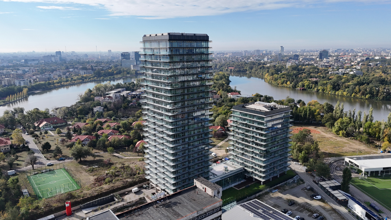 Lake View Living - Apartament 3 camere în UP-site Calea Floreasca - Terasă 17 mp