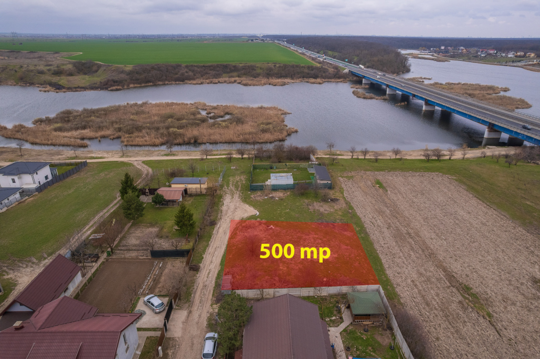 BRANESTI - VADU ANEI, TEREN 500 MP, FRONT STRADAL 22 MP!