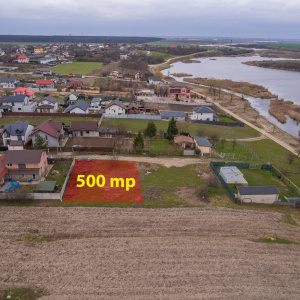 BRANESTI - VADU ANEI, TEREN 500 MP, FRONT STRADAL 22 MP!