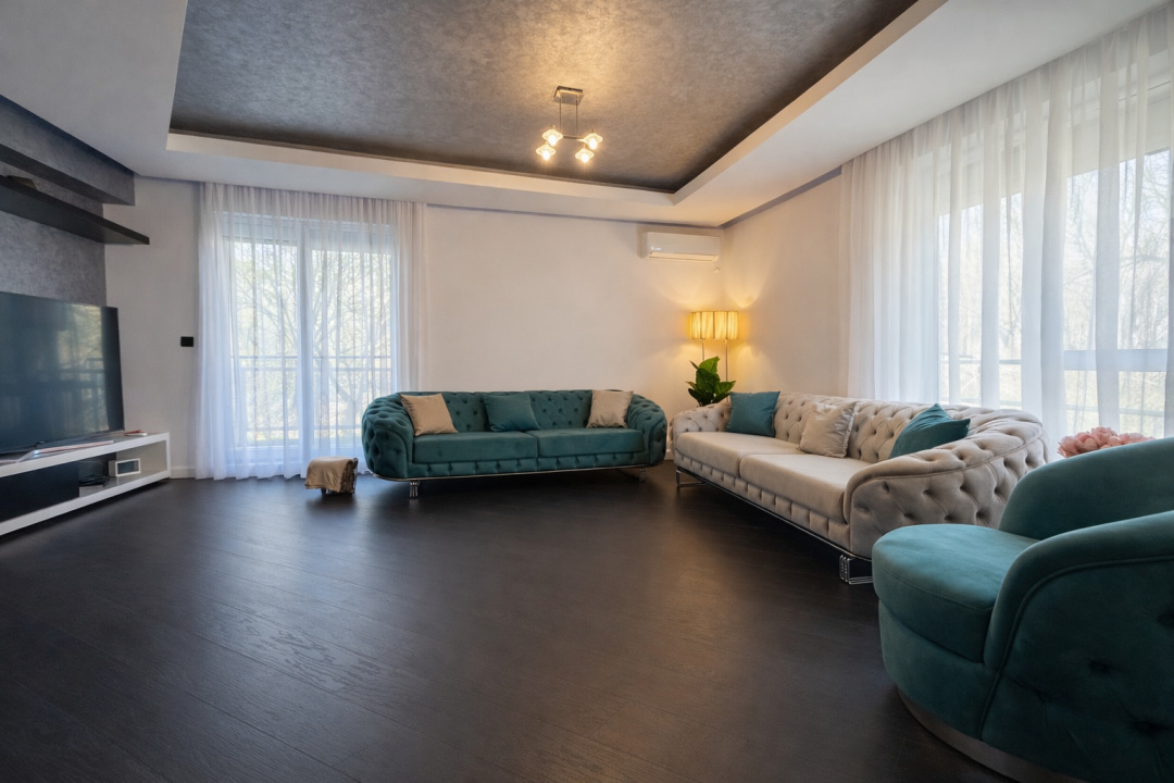 3 camere - 102 mp utili - 2 parcări,  lângă Pădurea Băneasa - Greenfield Blue