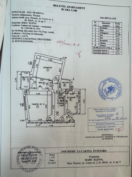 2 camere, etaj intermediar, ultracentral, ideal ce vrei...