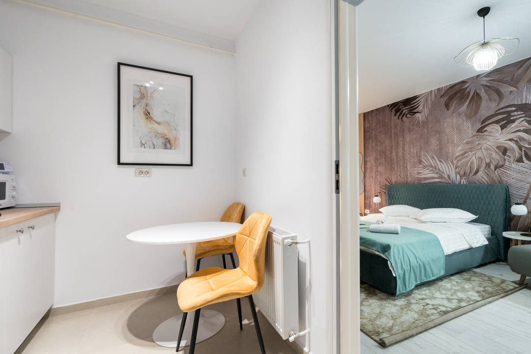 Studio - Central Address - mobilat și utilat designer - prima inchiriere