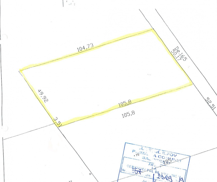 BALOTESTI - EDENLAND -  ideal investitie - Teren 5.254 mp, lângă pădure