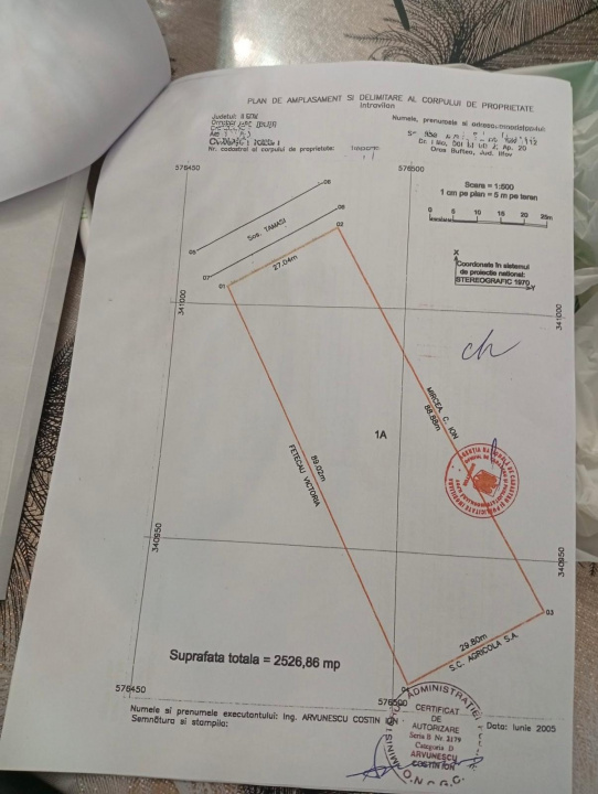 Teren intravilan mixt Buftea – spre Corbeanca | 1.250 mp | Ideal investiție