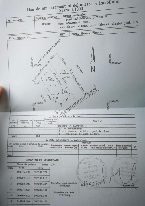 Ideal Teren intravilan Buftea – deschidere directă la lac | 883 mp | Utilități |