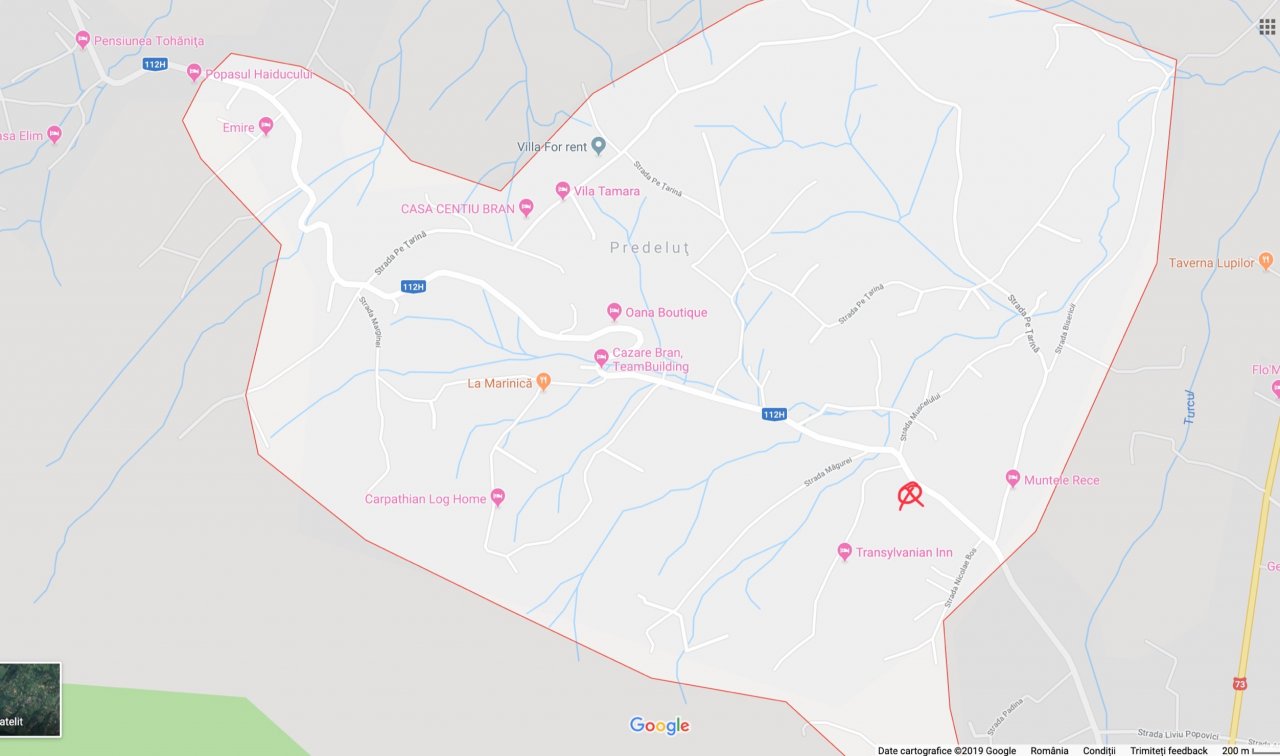 Teren investitie Bran - Predelut, la 2 km de Castelul Bran