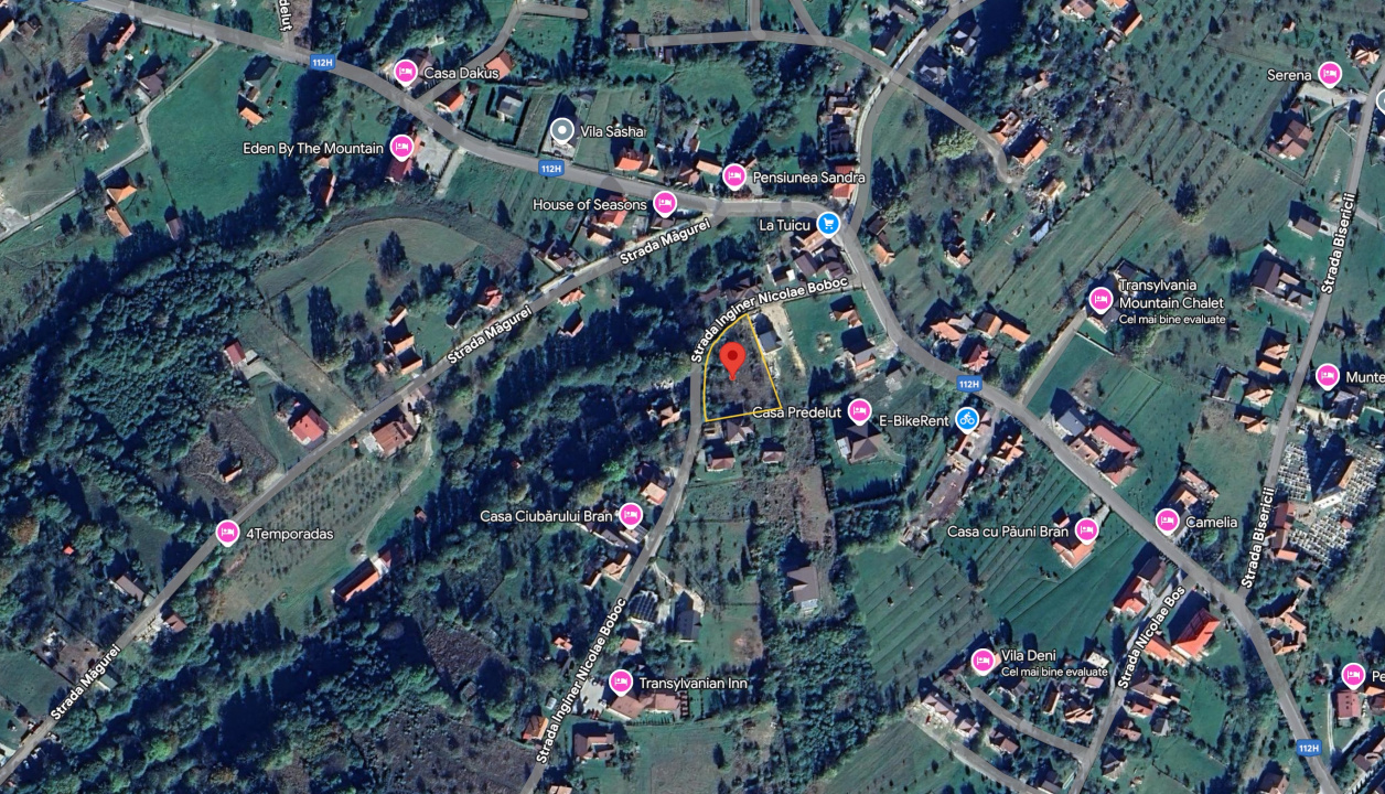 Teren investitie Bran - Predelut, la 2 km de Castelul Bran